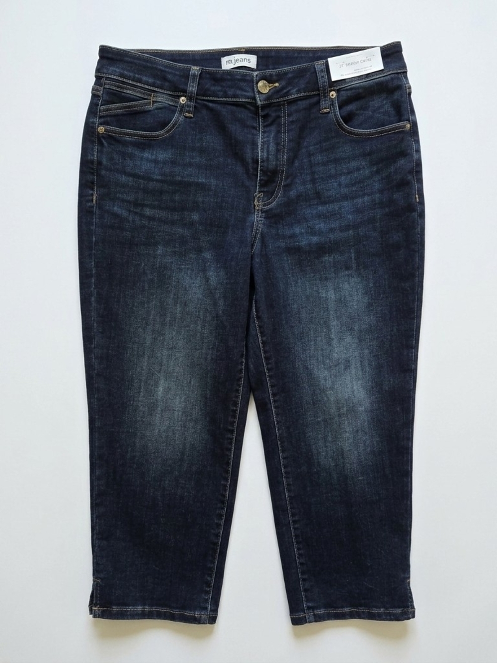 Maurices M Jeans Size 14 Dark Blue Skinny Capri Jeans #120